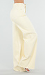 Lichtgele Wide Leg Tall Stretch Jeans van Denim
