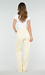 Lichtgele Wide Leg Tall Stretch Jeans van Denim
