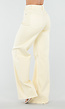 Lichtgele Wide Leg Tall Stretch Jeans van Denim