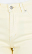 Lichtgele Wide Leg Tall Stretch Jeans van Denim