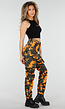 Oranje Camouflage Cargo Broek met Steekzakken
