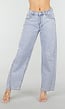 Blauwe Denim Barrel Jeans met Studs