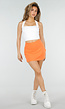 Oranje Sport Skort met Broekje en Zakken