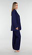 Donkerblauwe Oversized Basic Stretch Blazer