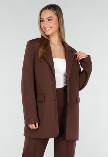 Bruine Oversized Blazer