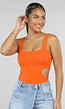 Effen Oranje Cut Out Body