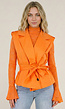 Oranje Gilet met Ceintuur