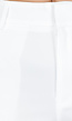 Witte Wide Leg Pantalon met Steekzakken en Paspelzakken
