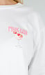 Wit Katoenen T-shirt met Pink Gin Print en Korte Mouwen