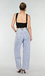 Zwarte Cropped Top met Open Rug en Kant