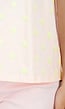 Roze Mouwloze Top met Gele Stippen en Schoudervulling