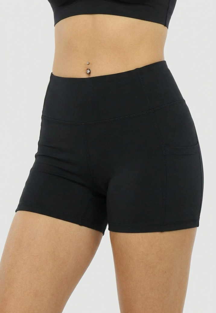 Zwart Stretch Sportjurkje met Pads, Los Broekje en Zakken