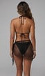 Zwarte Padded Bikini Set met Schelpjes