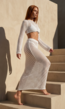 Witte Gehaakte Cover Up Set