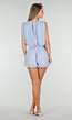 Lichtblauwe Matching Set met Mouwloze Top en Broekje
