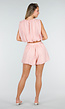 Lichtroze Matching Set met Mouwloze Top en Broekje