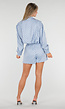 Lichtblauwe Polkadot Two Piece Set met Jack en Short