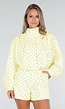 Pastelgele Polkadot Two Piece Set met Jack en Short