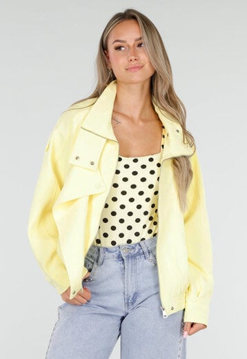 Butter Yellow Bikerjack