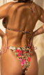 Botanical Pint Triangel Bikinitop met Uitneembare Pads