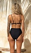 Triangel Bikinitop in Zwart met Pads