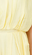 Gele Two Piece Set met Mouwloze Top en Ballonshort
