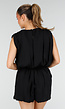 Zwarte Two Piece Set met Mouwloze Top en Ballonshort