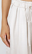 Champagne Wide Leg Broek met Satijnlook en Elastische Taille