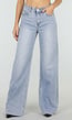 Lichtblauwe Tall Wide Leg Jeans