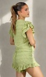 Lichtgroene Two Piece Set met Ruches en Shorts