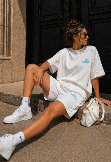 Witte Two Piece Set met Shorts