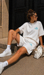 Witte Two Piece Set met T-Shirt en Shorts