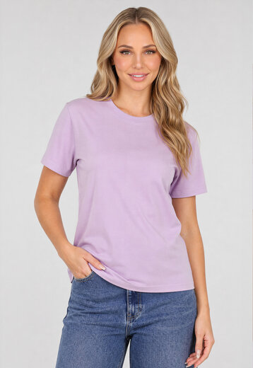 Lila Basic T Shirt
