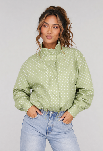 Groen Polkadot Jasje