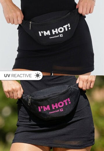 Zwarte UV Reactieve Heuptas