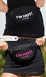 Zwarte UV Reactieve Heuptas met Verstelbare Buckle en Print