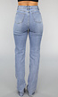 Tall Lichtblauwe High Waist Stretch Jeans met Rechte Pijpen