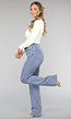 Tall Lichtblauwe High Waist Stretch Jeans met Rechte Pijpen