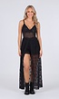 Zwarte Bohemian Ibiza Playsuit