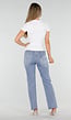 Wit Naadloos Shaping Stretch T-Shirt met Korte Mouwen