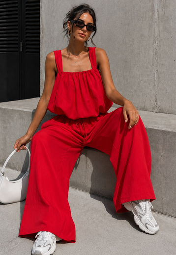 Rode Stretch Two Piece Set