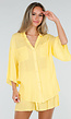 Butter Yellow Blouse met Short en Ondershort Set