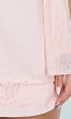 Roze Mouwloze Halter Top met Kant en Sjaaldetail