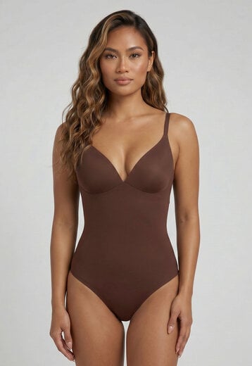 Corrigerend Stringbody Bruin