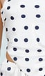 Witte Polkadot Set met Bandeau Top En Wijde Broek