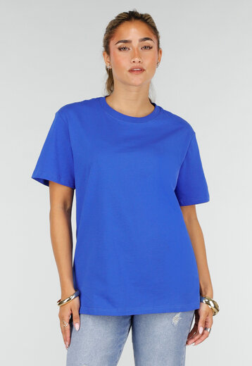 NEW220726 Blauw Basic T-Shirt