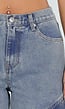 Lichtblauwe Balloon Jeans met Trekkoord en Hoge Taille