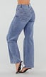 NEW050826 Blauwe Wide Leg Jeans met Ster Detail