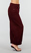 Bordeaux Barrel Jeans met Hoge Taille