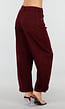 Bordeaux Barrel Jeans met Hoge Taille